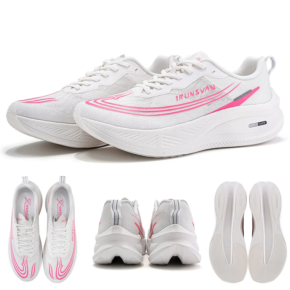 IRUNSVAN Torque Plate Running Shoes Training Slow Running Beginner Advanced Runner Sports Shoes for Men and Women 172