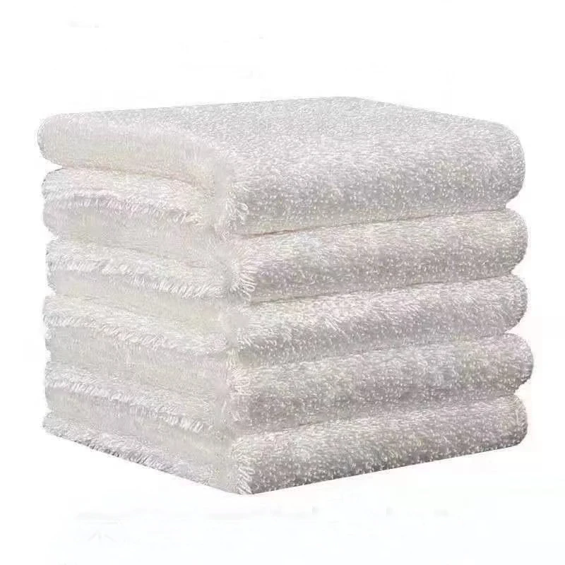 Wholesale high efficient ANTI-GREASY bamboo fiber cleaning cloths magic multi-function dish washing cloth towel cleaning rags