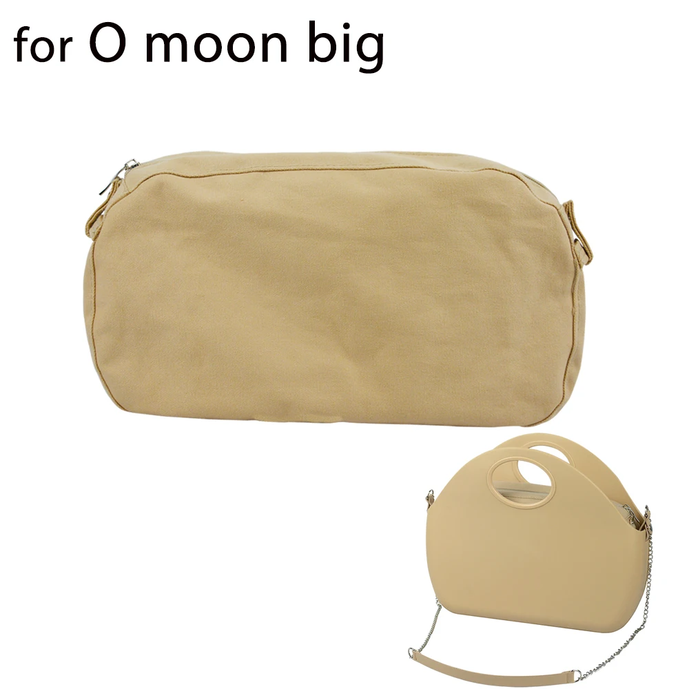 

Tanqu Pure Color Waterproof Canvas Fabric Inner Pocket Lining for Omoon Obag Insert Organizer for O Bag O Moon Classic