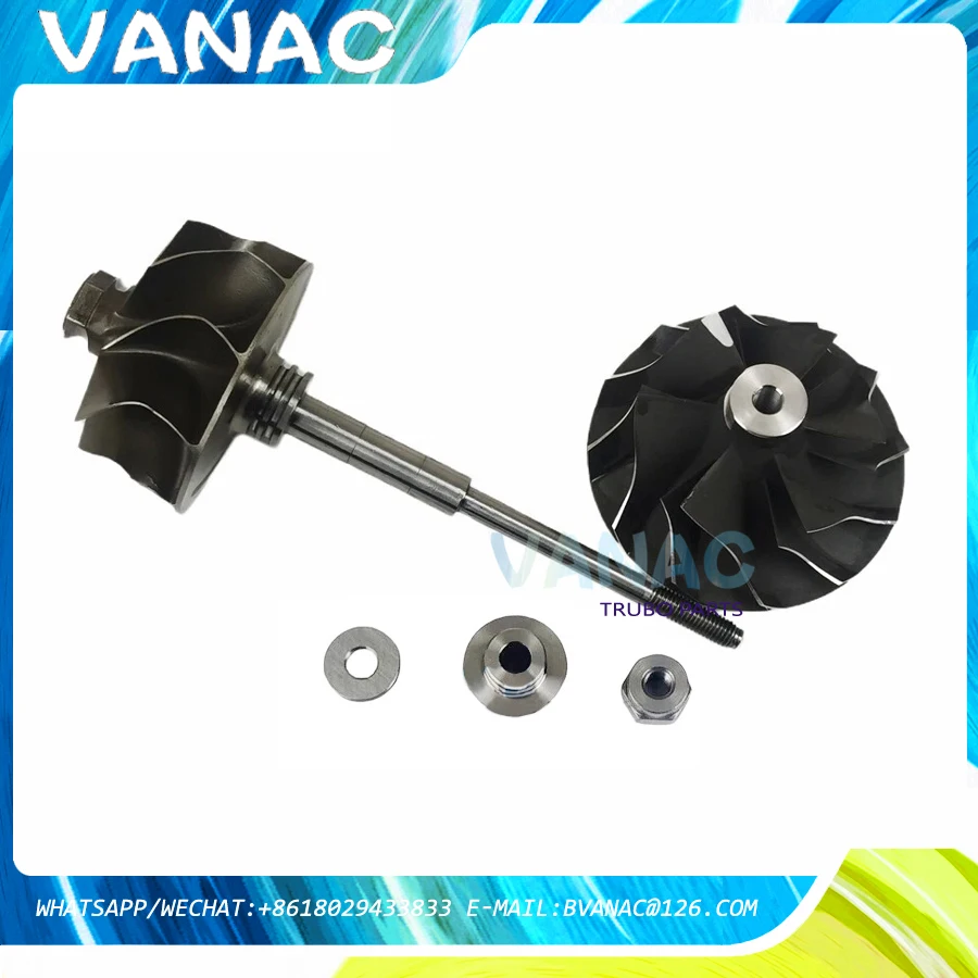 

Турбокомпрессор Billet Turbo ROTOR с 6+6 лопастями, компрессорное колесо для BMW 330D E90 E91 E92 E93 170 кВт 231 л.с. 2005-2007 M57306D3 758352 GTB2260VK