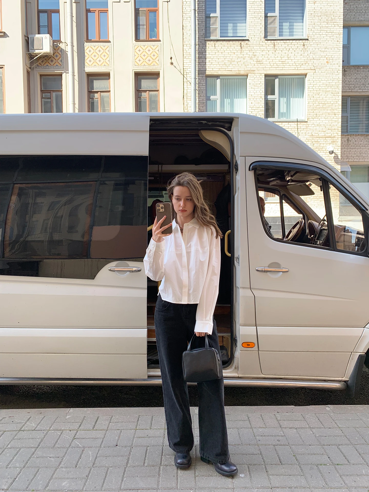 

Kernel Cosmos Day Coast Простой силуэт с воротником Универсальный ort Sve Женский irt Лирический хлопок Long Sve irt