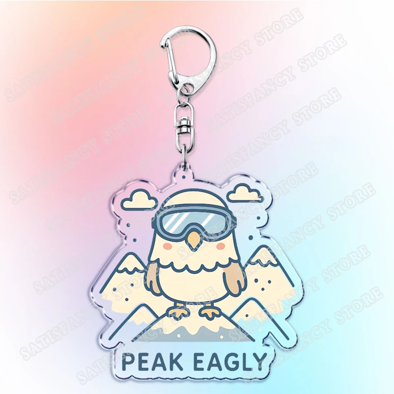 سلسلة مفاتيح Eagly Peacemaker للإكسسوارات John Cena Eagle Peace Keyring Vigilante Education مجوهرات هدايا الأصدقاء #4