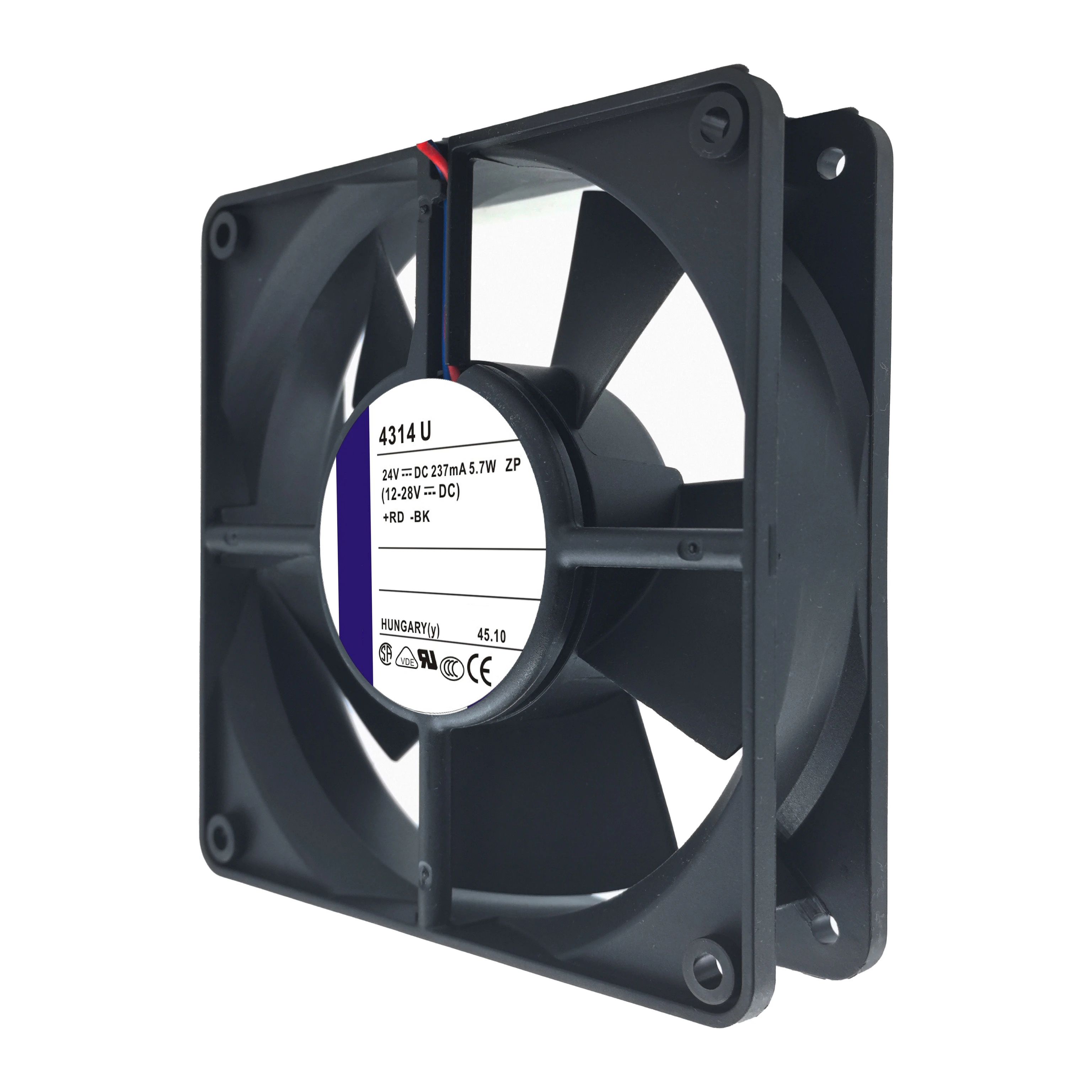 مروحة تبريد 4314 U TYP4314U DC 24V 237mA 5.7W 12cm 12032 120X120X32MM