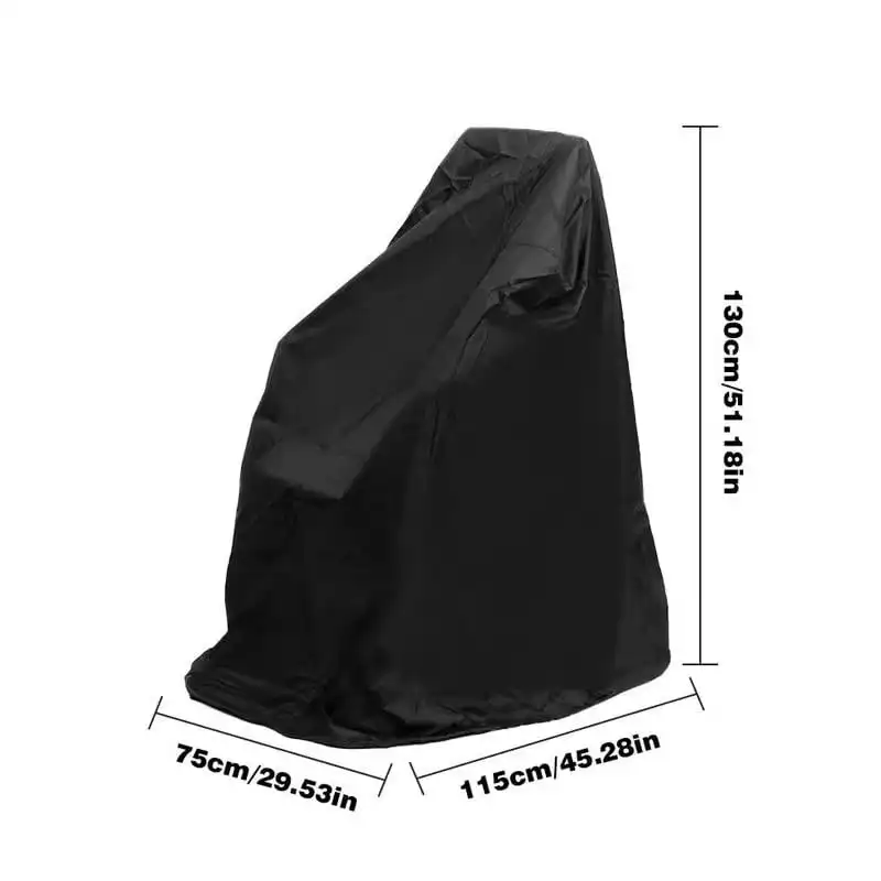 Wheelchair Cover Waterproof Dustproof Anti-UV Full Protective Storage Cover for Mobility Scooter Power Wheelchair Outdoor Indoor