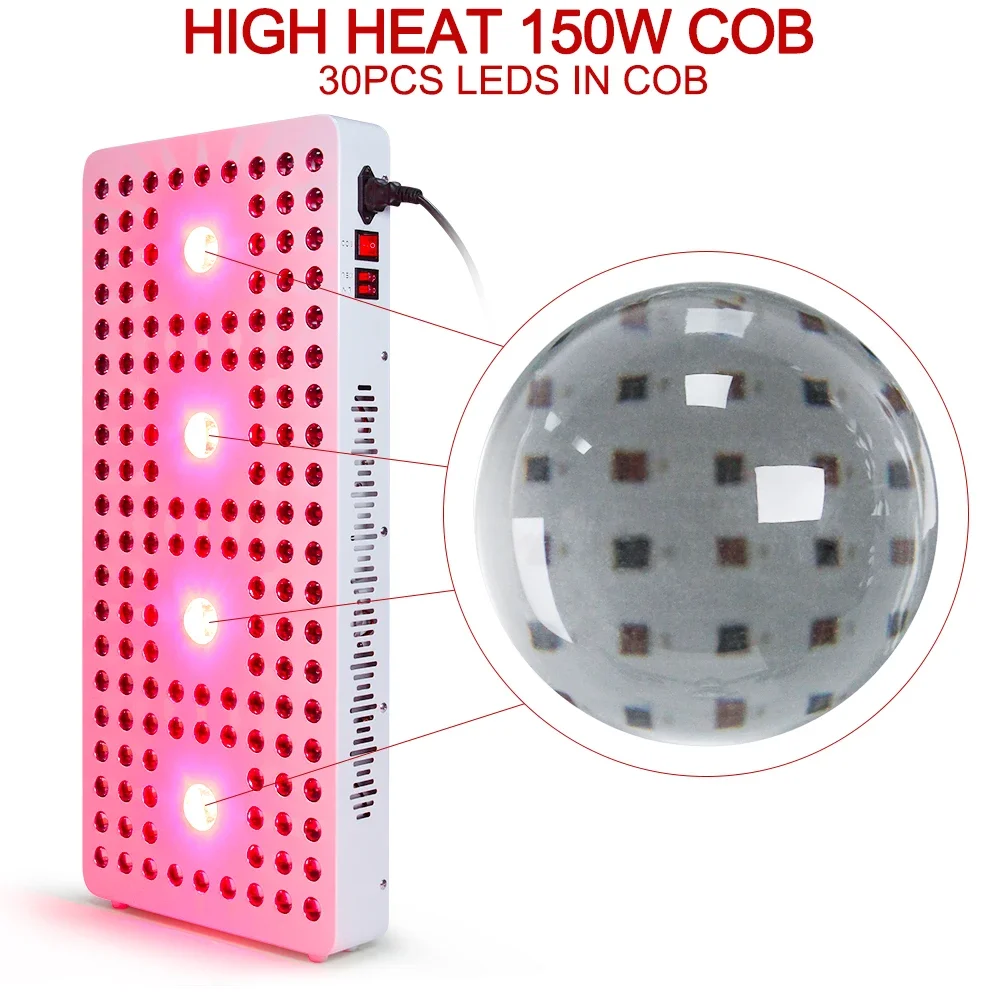 Gerylove ODM OEM COB Red Near Infrared Light Therapy 1320W Red Light Device Panel Pdt Led Light Therapy Machine