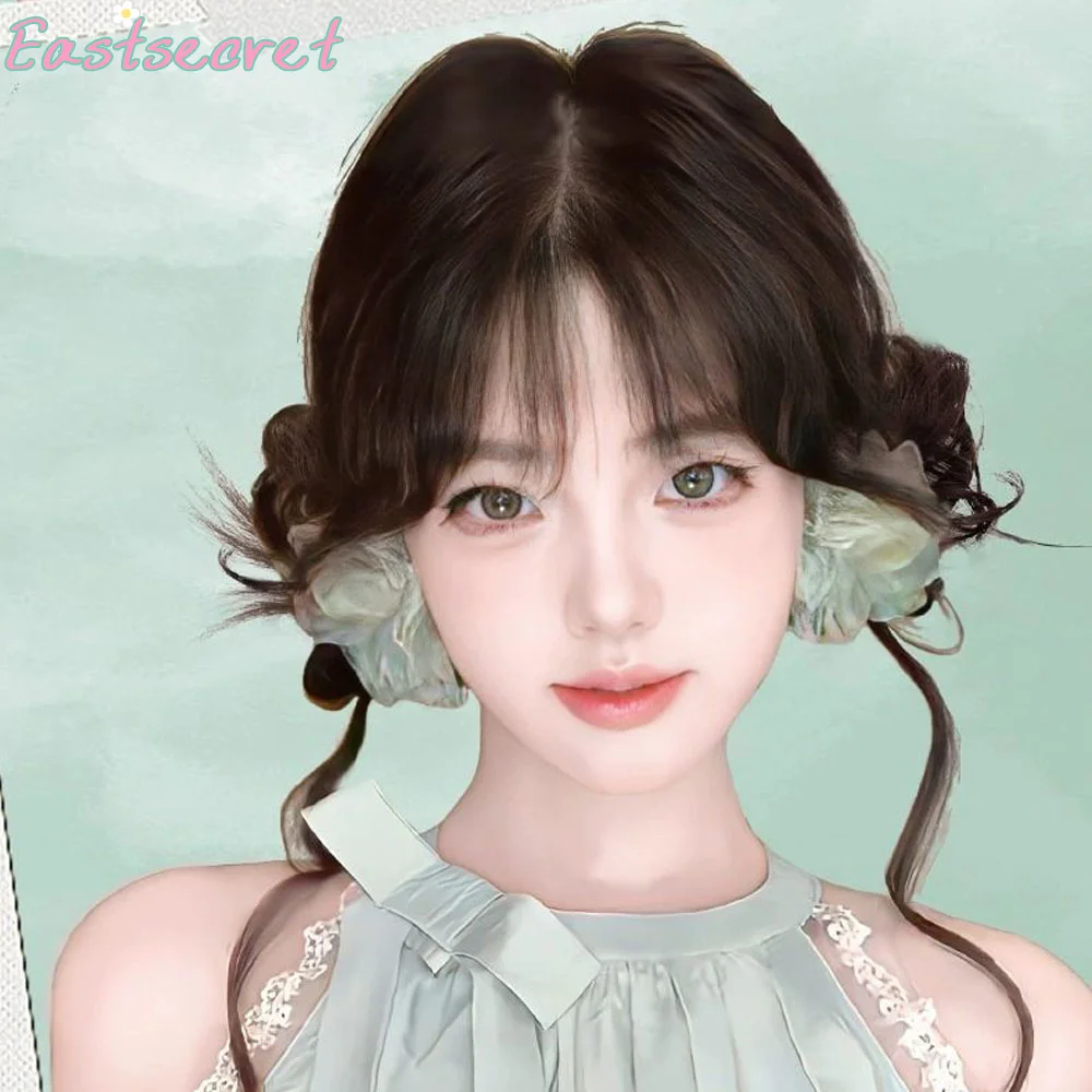 كعكة الشعر الاصطناعية من إيست، مشبك شعر إسفنجي وفوضوي للنساء، شريط مطاطي، وصلات ذيل الحصان، ربطة شعر، حلقة شعر طويلة