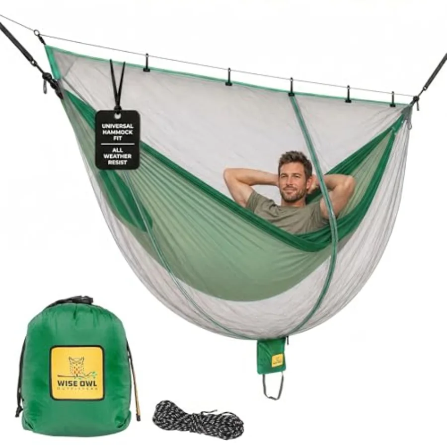 

Hammock Bug Net Mosquito Net for Hammock, Lightweight Bug Netting for Camping, Hiking, Backpacking, Forest and Outdoor Use