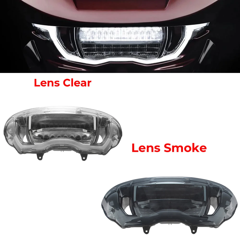 

Motorcycle LED Front Headlight Assembly High Beam/Low Beam ABS PC For Harley Touring Road Glide CVO ST FLTRXSTSE 2024 2025 2026