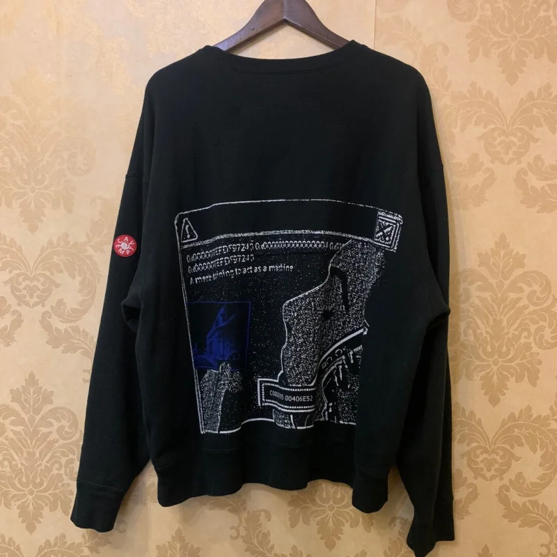 

Black Telephone Women's Back Printed Cavempt Hoodie C.E Men Women Loose Casual Pullover Long Sleeved Sweatshirt