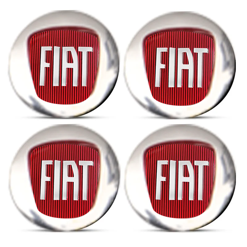 4Pcs 56/60mm Hub Caps Car Wheel Center badge Caps car accessories For Fiat 500 Punto 124 125 500 Bravo Stilo Abarth Tipo Viaggio