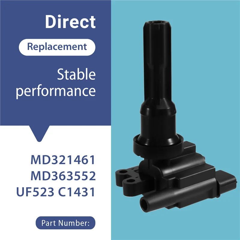 

Stable Performance-Ignition Coil MD321461 MD363552 Formitsubishi Airtrek I Lancer 2.0L L4 Gdi Car Ignition Coil UF523