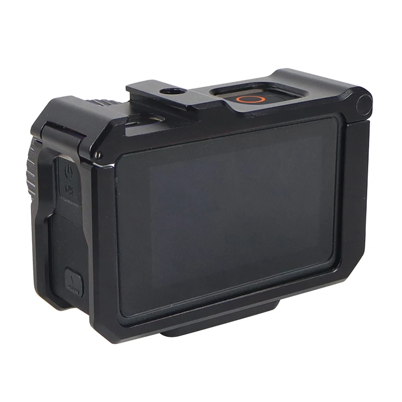 Metall-Kamerakäfig, magnetische Grundplatte für DJI OSMO Action 5 Pro 4 3, Schutzrahmen, erweitern Sie die Kaltschuhhalterung, 1/4 Zoll Stativadapter
