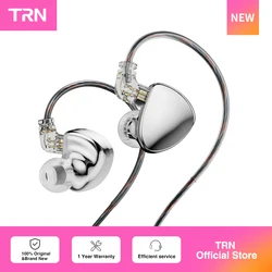 TRN MT5 Earphones Dual Dynamic Driver In-Ear Monitors Headphones