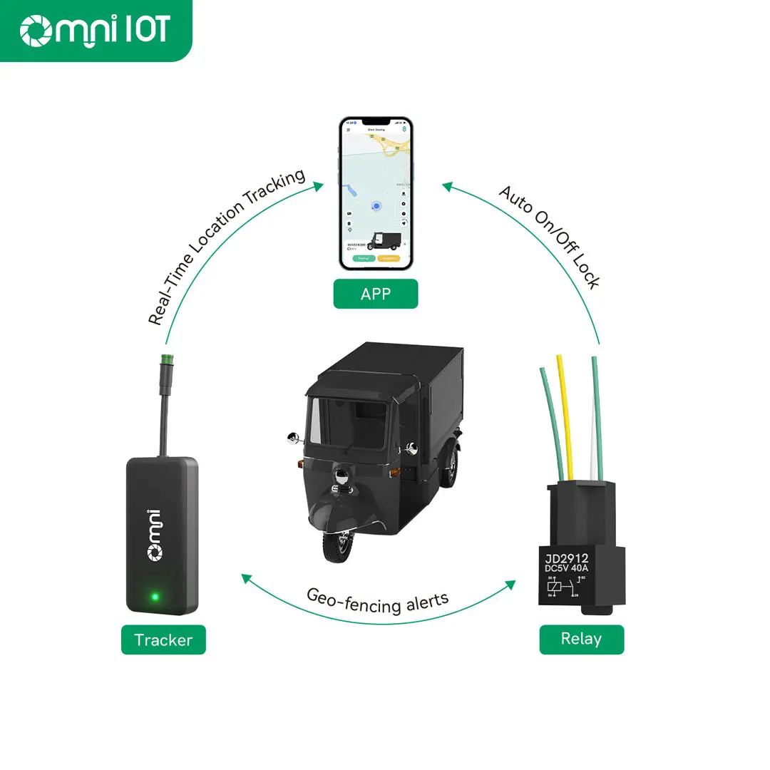 

OEM ODM Anti-theft Real Time Positioning Vehicle 4G Small Bike Gps Tracker