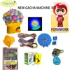 新しいgaunting機キットアーケード自動自動販売機キットrgbボタン24vアーケード電源サポート45ミリメートル75ミリメートルカプセル 1