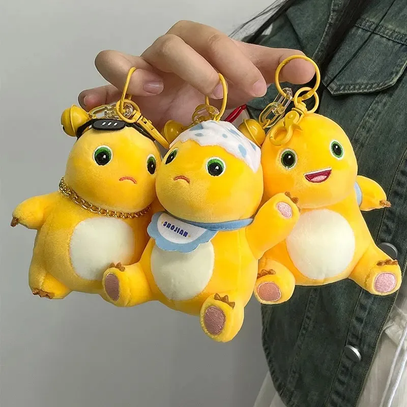 

-Мультяшный молочный дракон, плюшевая игрушка-подвеска Nailong, мягкая игрушка-динозавр, сумка, аксессуар, брелок, аниме, пушистый домашний декор, подарки для детей