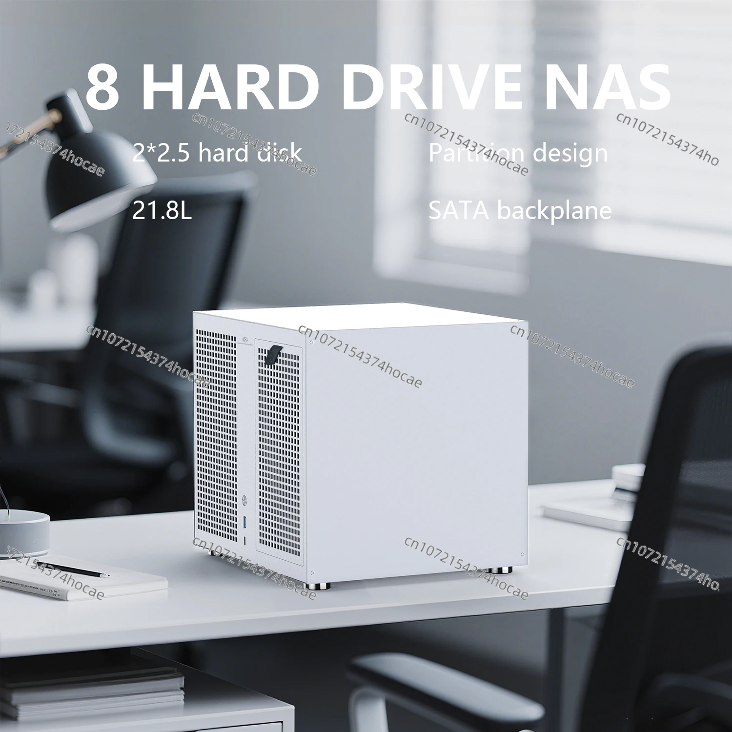 2025 نسخة مطورة جديدة متعددة المشاهد هيكل Suiteng العالمي NAS هيكل الكمبيوتر سبائك الألومنيوم عمودي #2