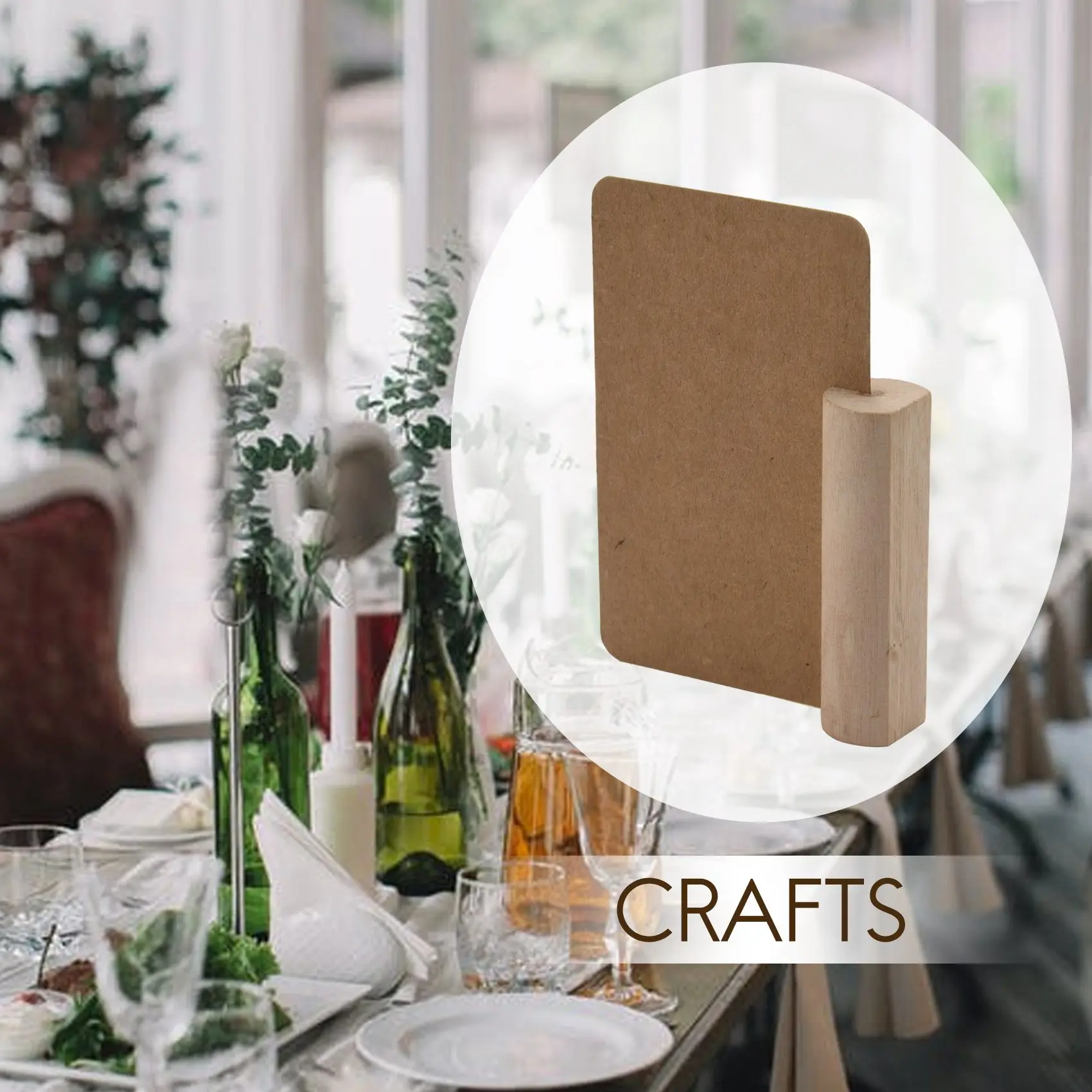 ABHZ-80Pcs الخشب كومة اسم مكان بطاقة أصحاب الصور جدعة الجدول رقم كليب حامل حفل زفاف عشاء ديكور للطاولات مع بطاقة #4