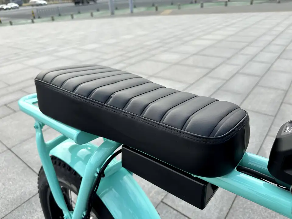 Tiffany Blue Smooth Frame Electric Bike 20"4.0 Fat Tire Electric Bicycle 48V 750W Bafang Fat Tire Ebike From China for Adults image 6