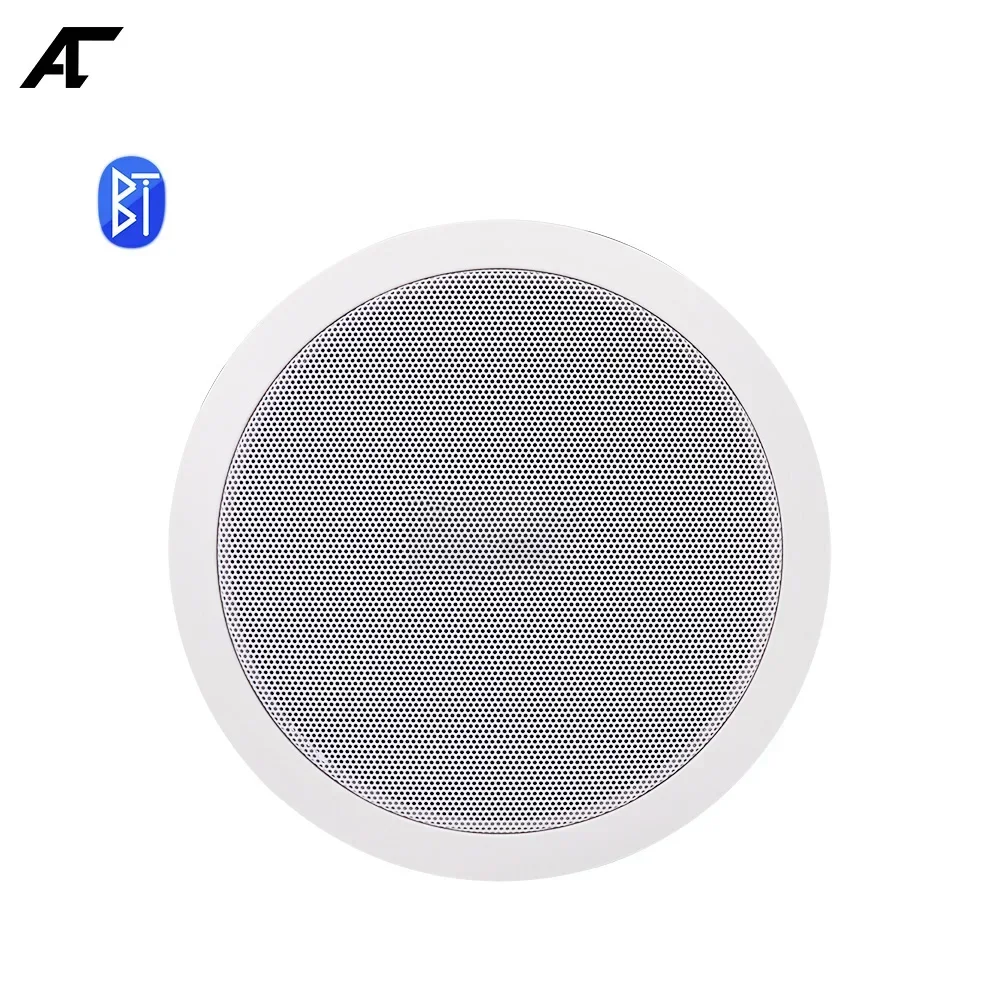 Ceiling Speaker 6inch Built-in Class-D Amplifier Full Range Bluetooth Wall Loudspeaker for Smart Home Theater Sound System Music