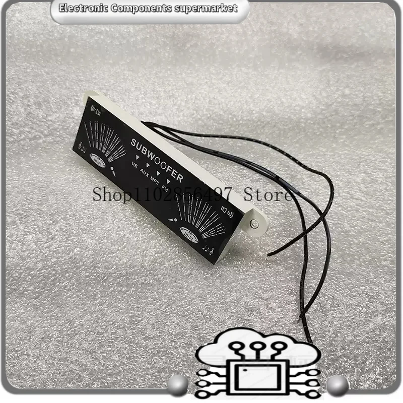 12V LED Audio Spectrum Display Mono Fan-shaped Volume Level Indicator Dynamic Music Visualizer