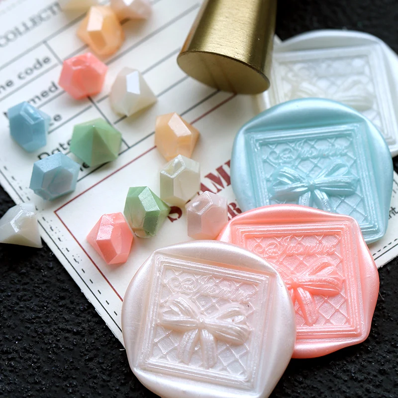 

Оригинальный алмазный огненный лак, сургуч, жемчужный цвет, печать для приглашения на конверте, ручной учет, сделай сам, перламутровый огненный лак Wa