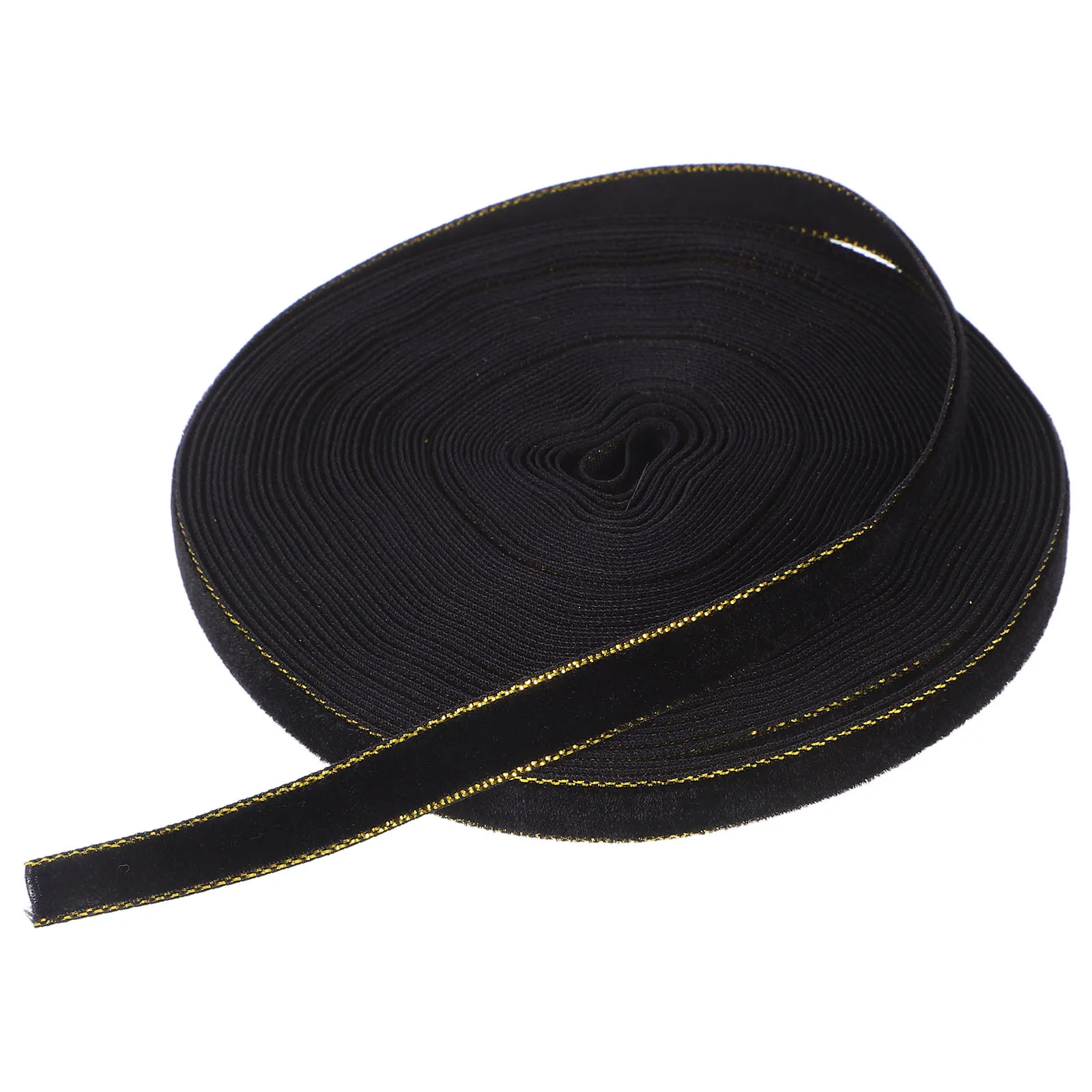 

1 Roll Soft Ribbon With Gold Edging For Present Wrapping Wedding Party Decoration Diy Crafts Bow Making Hair Accessories