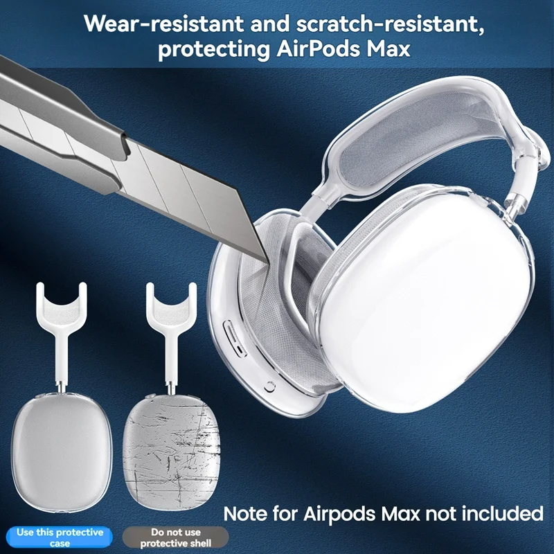 NEW-For  Max Protective Cover TPU Transparent Case Drop-Proof Dust-Proof Three Piece Set For  Max