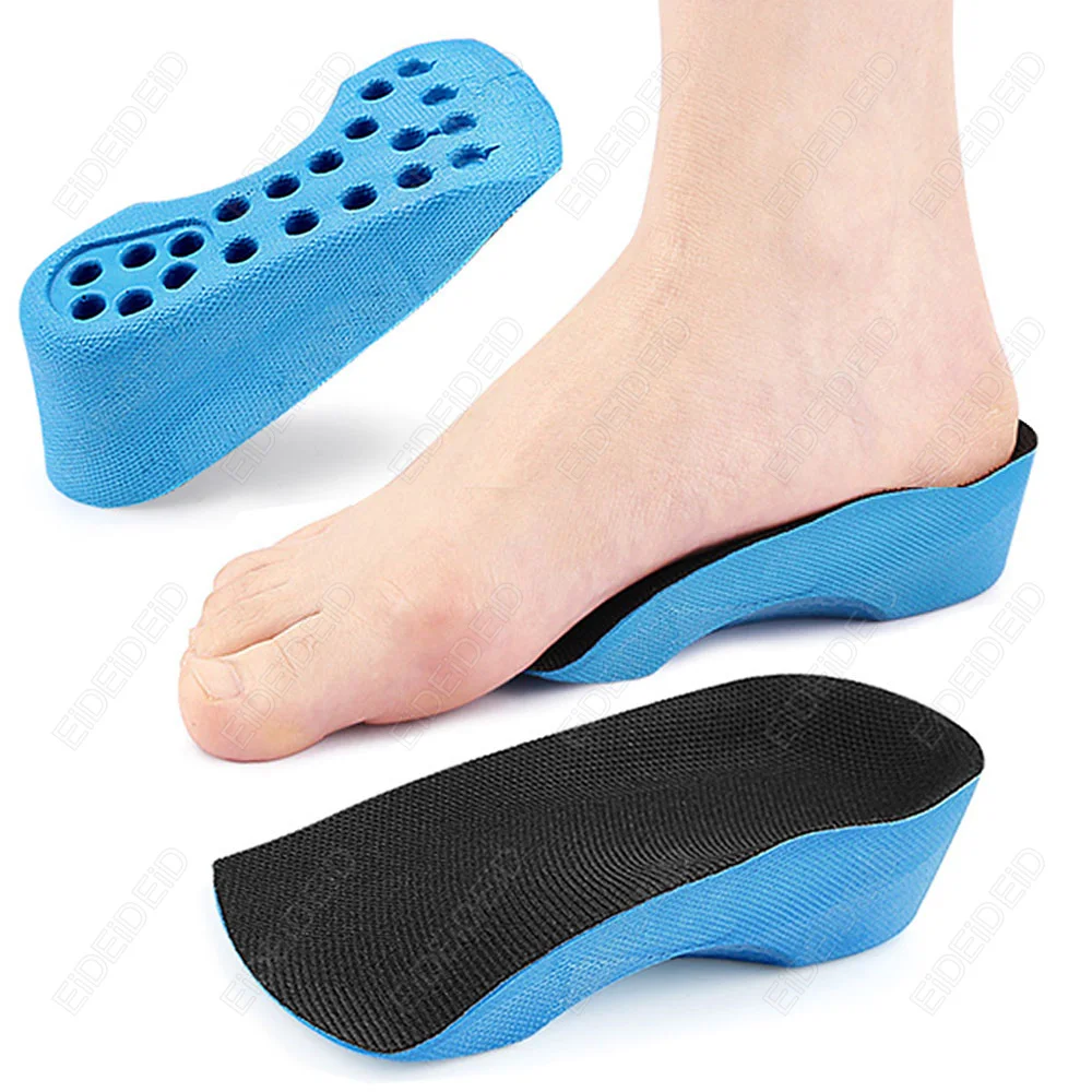 

Orthopedic Invisible height increase Insoles Arch support Convenient to Use Half Insole Shock Absorption Heel Cushion Men Women