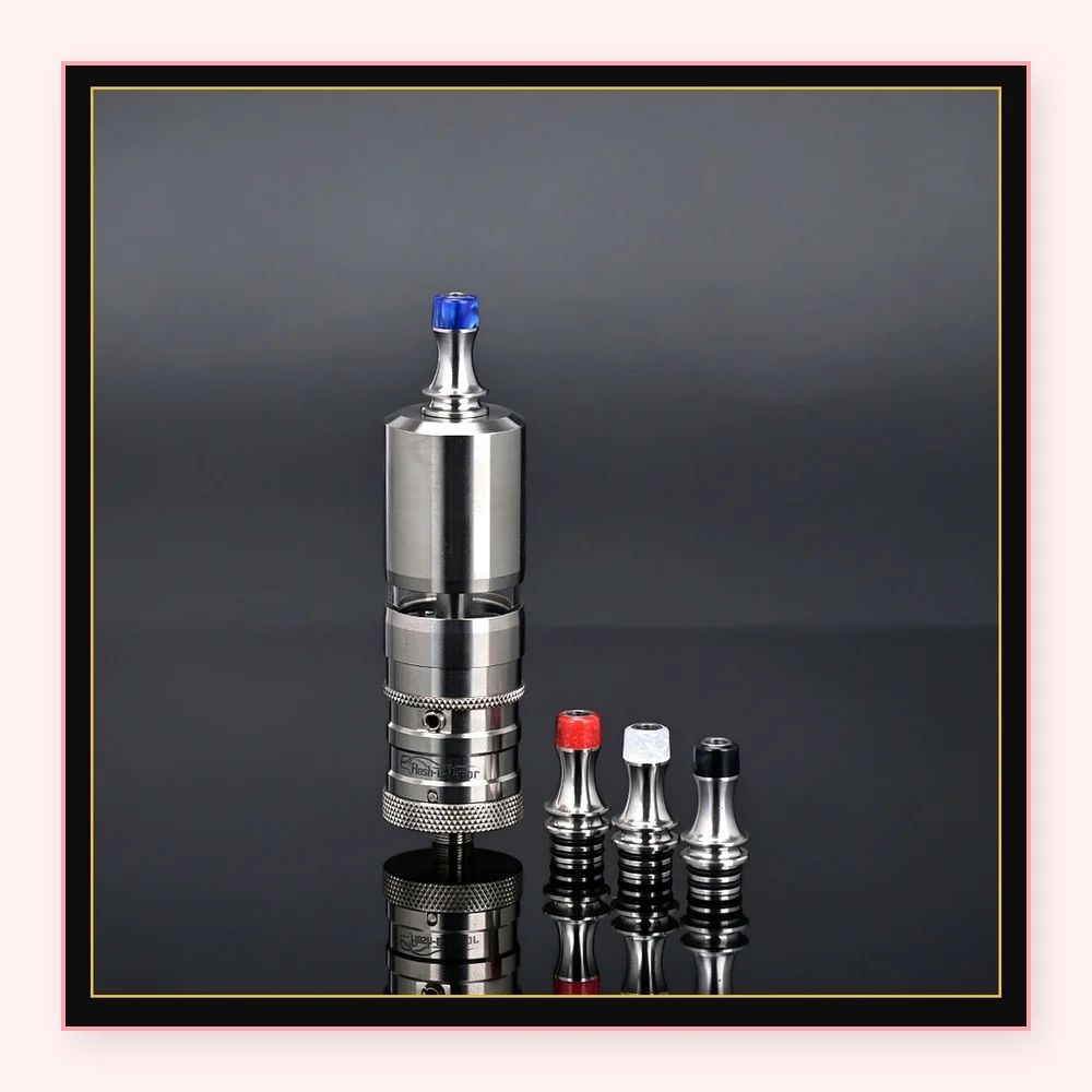 Wolfcoolvape 510 Drip Tip in 316 Stainless Steel & Resin for Flash E-Vapor V4.5S+, Dvarw MTL, Taifun GTR RTA