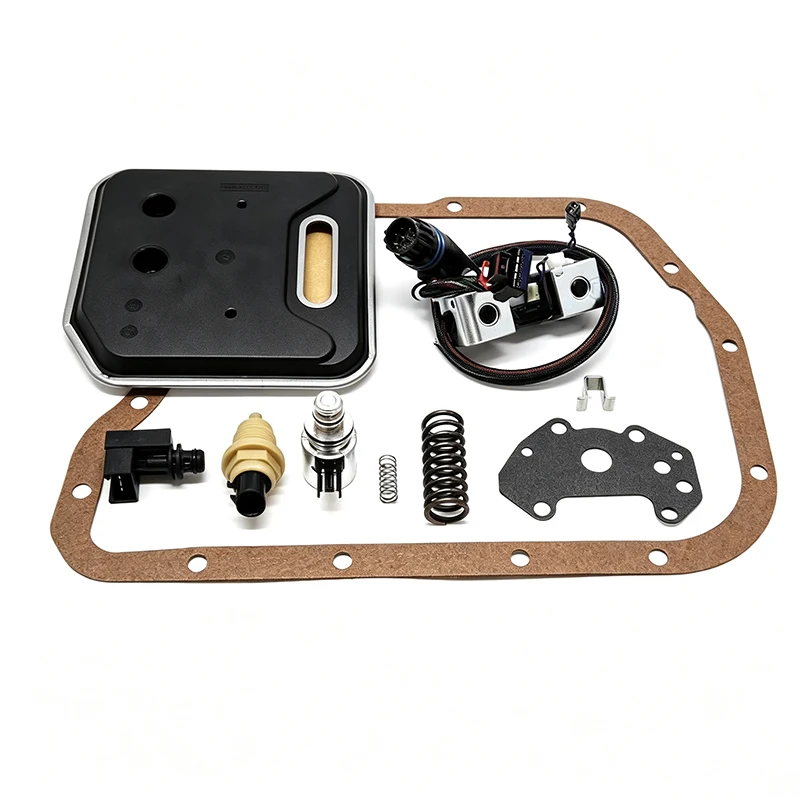 #￥for46RE 47RE 48RE A518 TransmissionSolenoid Upgrade Repair Kit With Filter Pan Gasket Fit A518 4-Speed Trans Replacement Parts