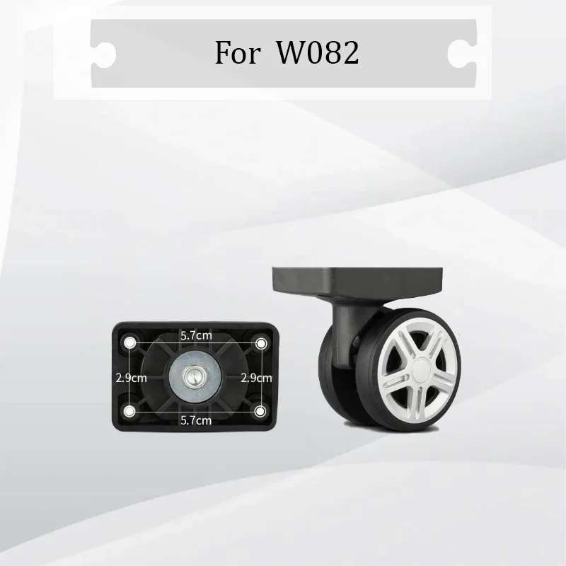 

Комплект для замены колес для чемодана W082: усиленные, плавное вращение, легкая установка, аксессуары для багажа