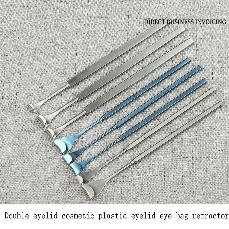 Titanium alloy skin eyelid pull hook rake eye bag pull hook tear sac to do double eyelid tool ophthalmic plastic equipment