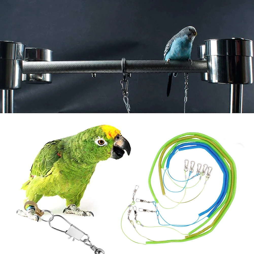 4-10M Pet Bird Parrot Flying Rope Cockatiels Starling Bird Pet Leash Kits Anti-bite Outdoor Flying Traction Straps Training Rope