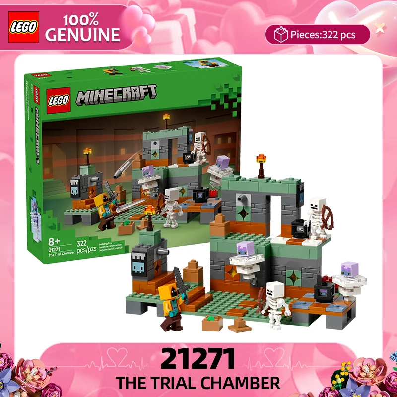 

Строительные блоки Lego, серия «Мой мир», 21271/21268/21270/21269, пробная комната, строительные головоломки, строительные блоки, игрушка, Рождественский подарок