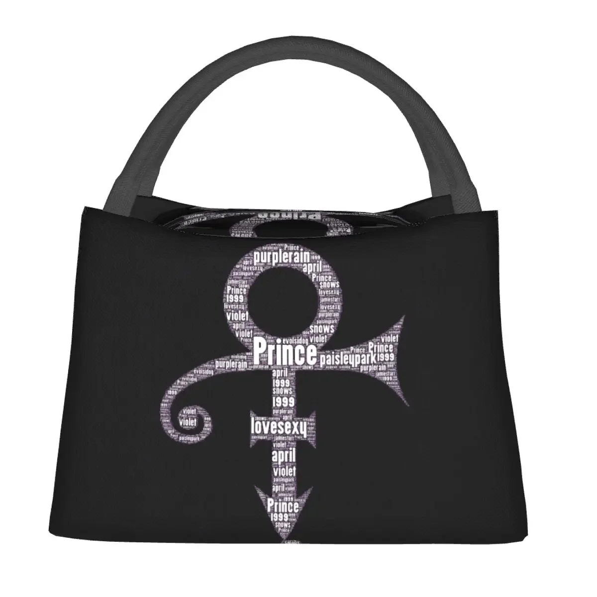 Prince Paisley Park Lunch Bag Fashion School Lunch Box For Women Leisure Custom Tote Food Bags Waterproof Cooler Bag