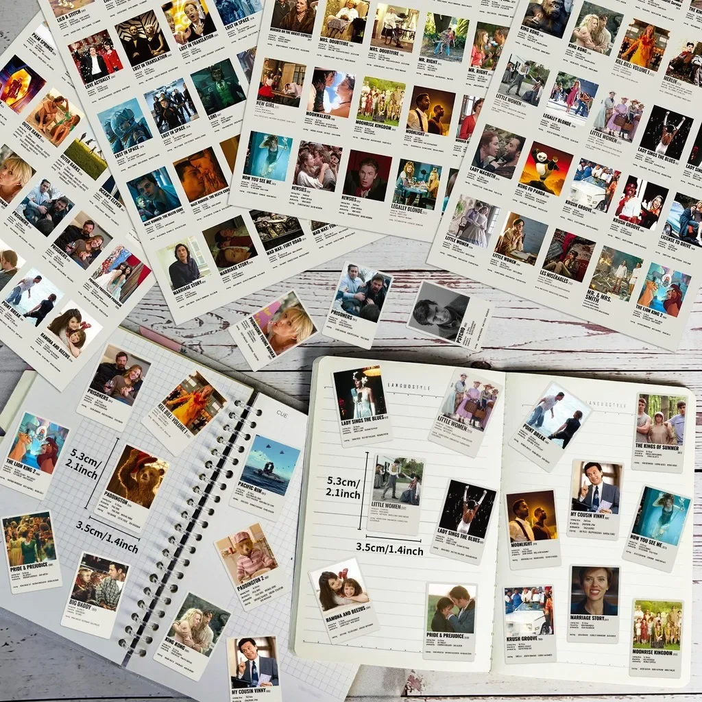 لفة ملصقات ملصقات الفيلم مكونة من 100 قطعة - فينيل مقاوم للماء معتمد من EN71 لأجهزة الكمبيوتر المحمولة وجماليات السكوتر (متجر Anime Worlds)