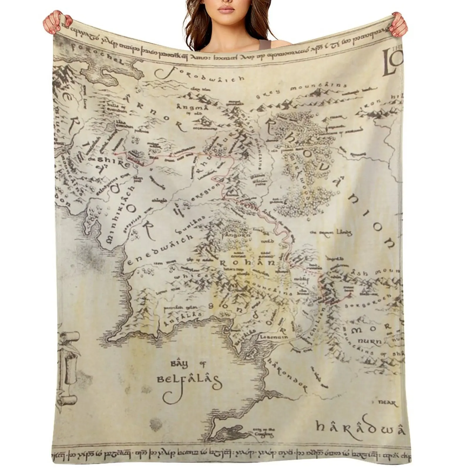Maps Earth Throw Blanket Retros Thins Winter beds bed plaid For Sofa Thin Weighted Blankets