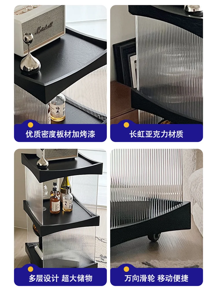 The product can be customized.A few movable coffee tables beside the sofa, side cabinets, side cabinets, shelf corners, a few q image 3