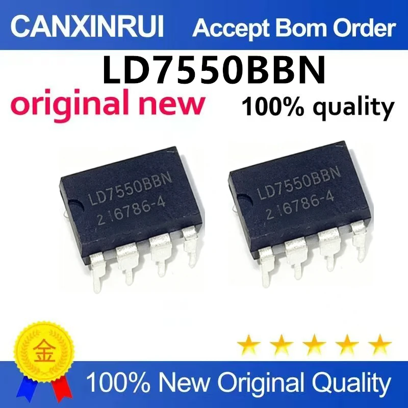 (5pcs-100pcs)Brand new original LD7550BBN LD7550 DIP-8 PWM controller LCD power chip IC