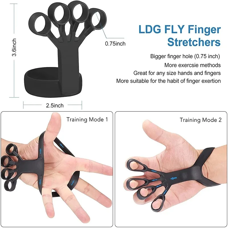 Silicone Finger Trainer Wrist Strength Exercise Hand Grip Finger Expander Workout Hand Gripper Rehabilitation Workout Fitness