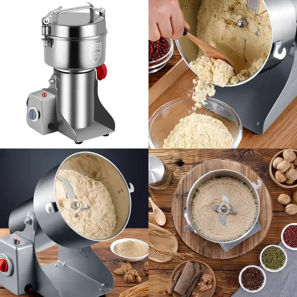 Multi-function Wet and Dry Grinder for Small Grains Commercial Powder Grinding Machine
