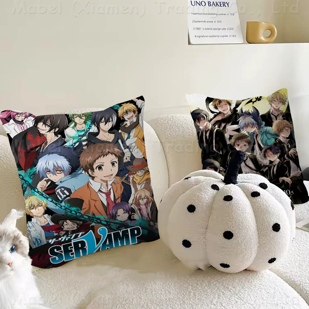 

Servamp Cushion Cover Pillowcase Upholstery Sofa Throw Pillow Home Decor Pillowcas