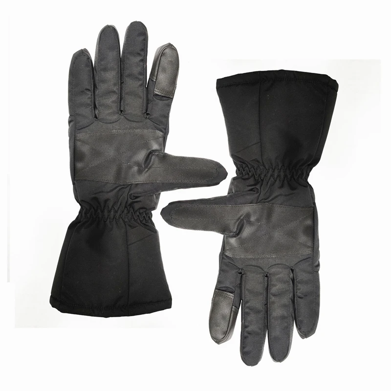 Winter Velour Heating Outdoor Sports Hunting Hiking SkiingHeated Thick Cotton Gloves AA Battery Non-Slip Windproof Waterproof