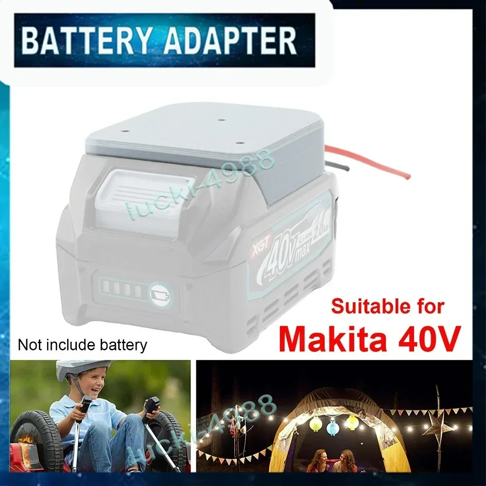 Battery DIY Adapter For MAKITA 40V Li-Ion Battery  BL4040  BL4025 BL4020  BL4080 BL4050 Output Connector Converter