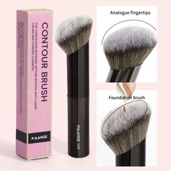 MAANGE High-end Contoured Makeup Brushes Angled Foundation Concealer Brush Cosmetic Blend Makeup Tools Soft Britle for Beginner