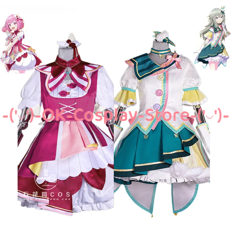 

Game Project Sekai Otori Emu Kusanagi Nene Cosplay Costume Women Cute Party Dress Halloween Carnival Uniforms Custom Made