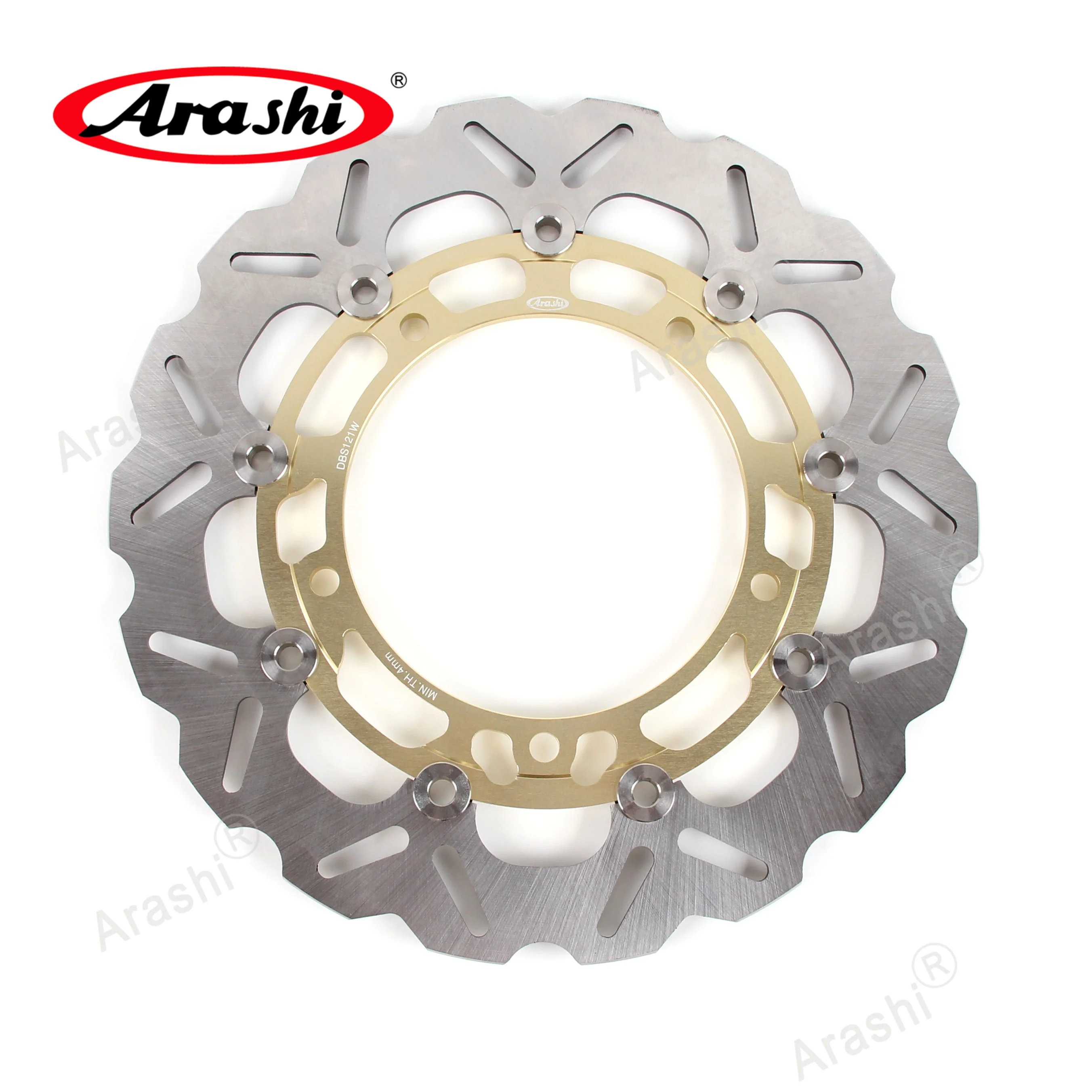 Arashi CNC Floating Front Brake Disc Rotor For KAWASAKI Ninja 400