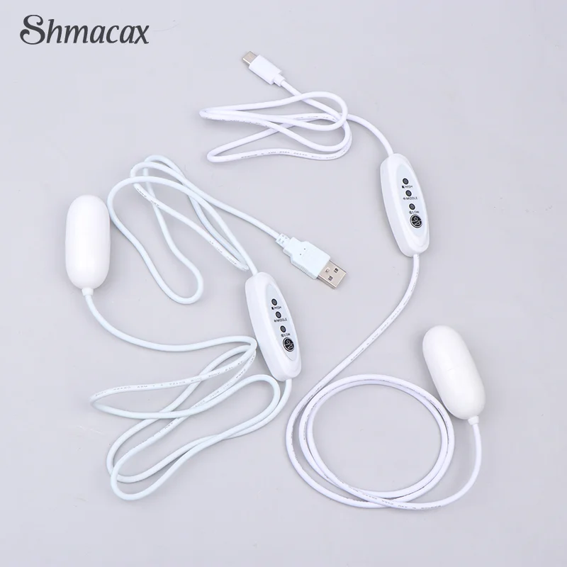 Type-C/USB Vibrator Motor 6 Modes IPX5 Waterproof Vibrator Massager Motor DC5V 0.8A With Regulator And 1.3m Long Cable