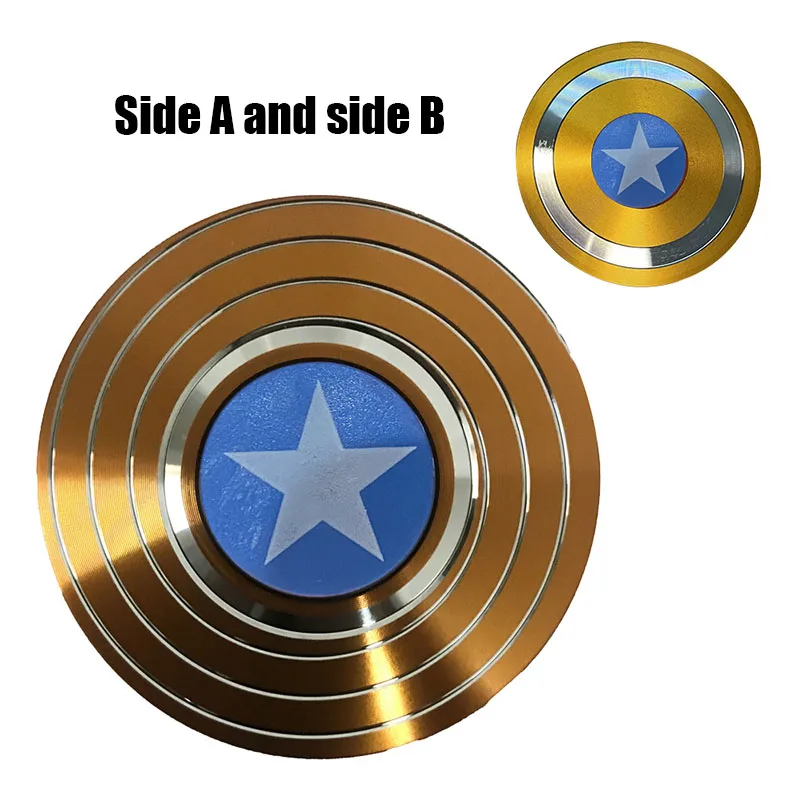 Antistress fidget Spinner Spider-Man Finger Spinner Captain America giocattolo educativo per bambini regalo di festa forniture per feste